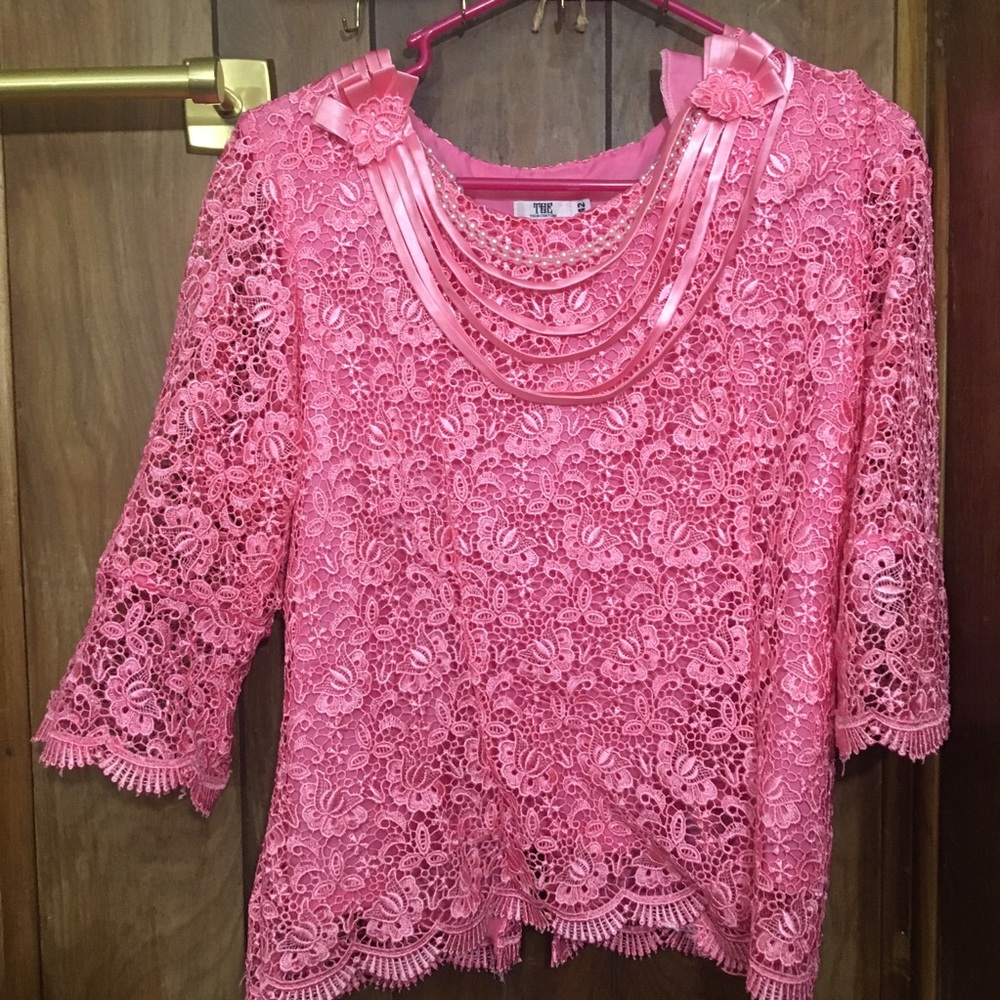 Pink blouse